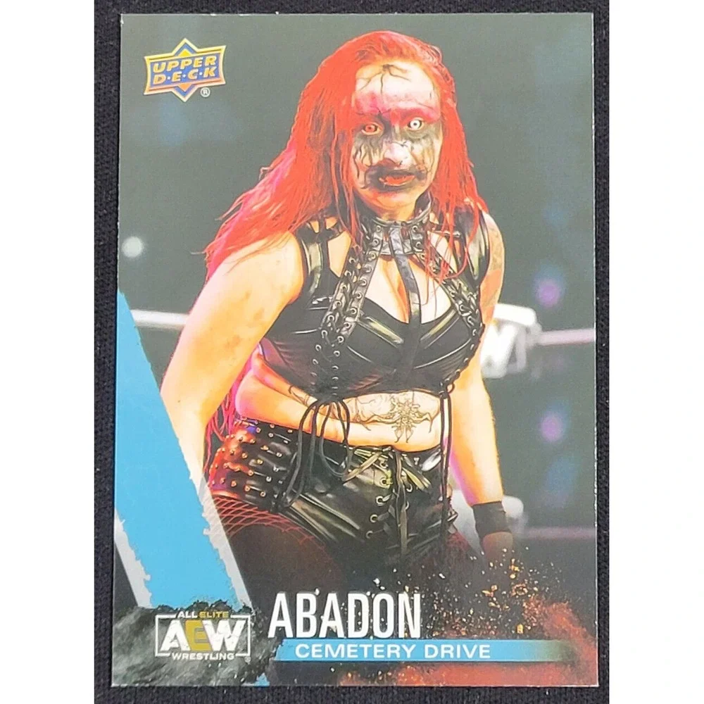 2021 UPPER DECK‎ AEW ABADON FINISHER SP INSERT